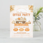 Invitation Déjeuner d'action de grâce (Debout devant)