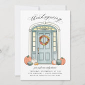 Invitation Déjeuner d'action de grâces (Devant)