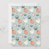 Invitation Déjeuner d'action de grâces (Dos)