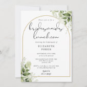 Invitation Déjeuner d'affaires avec Bridesmaids Gold Arch (Devant)