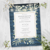 Invitation Déjeuner d'affaires avec Bridesmaids Rustic Greene