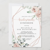 Invitation Déjeuner d'affaires classique Dusty Rose Rose (Devant)