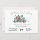 Invitation Déjeuner d'affaires de Berry Holly et Pine Bridesm (Devant)