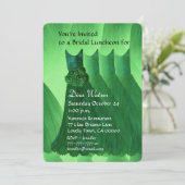 Invitation Déjeuner d'affaires ou brunch Kelly Green V02L (Debout devant)