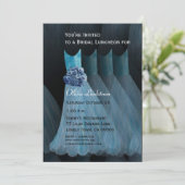 Invitation Déjeuner d'affaires ou robes bleues Brunch (Debout devant)