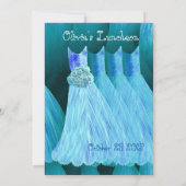 Invitation Déjeuner d'affaires ou robes bleues Brunch V05 (Dos)