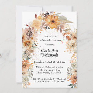 Invitation Déjeuner d'affaires rustique en terre cuite