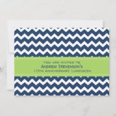 Invitation Déjeuner d'anniversaire de l'employé Lime d'invita (Devant)