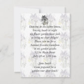 Invitation Déjeuner dans le jardin (Dos)