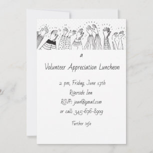 Invitation Déjeuner d'appréciation du bénévole Moderne Simple