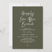 Invitation Déjeuner de conte de fées, fête de mariage intime (Devant)