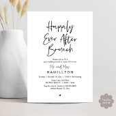 Invitation Déjeuner de conte de fées, fête de mariage intime