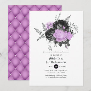 Invitation Déjeuner de demoiselles d'honneur de mariage gothi