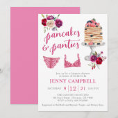Invitation Déjeuner de douche de mariée Crêpes & Culottes  (Devant / Derrière)