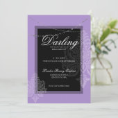 Invitation Déjeuner de douche nuptiale avec la mariée (Debout devant)