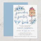 Invitation Déjeuner de Filles d'Honneur avec Crêpes et Sous-V (Devant / Derrière)