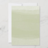 Invitation Déjeuner de maitres d'or de verdure (Dos)