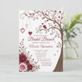 Invitation Déjeuner de mariage à la fleur de Bourgogne (Debout devant)