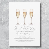 Invitation Déjeuner de mariage avec bulles