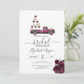 Invitation Déjeuner de mariée de Camion-Vin Rose de Bourgogne (Debout devant)