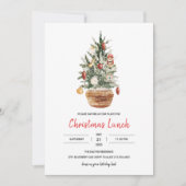 Invitation Déjeuner de Noël (Devant)