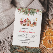 Invitation Déjeuner de Noël