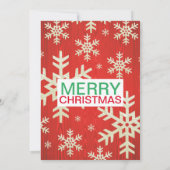 Invitation Déjeuner de Noël en Cristal Blanche Neige Invitati (Dos)