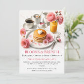 Invitation Déjeuner de pancakes Chéri - Saint-Valentin (Debout devant)