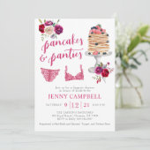 Invitation Déjeuner de Pancakes & Sous-vêtements pour Enterre (Debout devant)