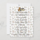 Invitation Déjeuner de Pâques vintage (Dos)