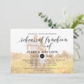 Invitation Déjeuner de répétition de la photographie de scrip (Debout devant)