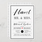 Invitation Déjeuner de répétition Mariage Chic Moderne (Devant / Derrière)