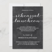 Invitation Déjeuner de répétition sur tableau noir (Devant)