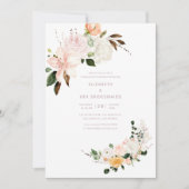 Invitation Déjeuner des femmes d'affaires Pastel Floral (Devant)