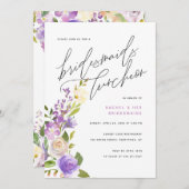 Invitation Déjeuner des femmes de ménage florales de verdure  (Devant / Derrière)