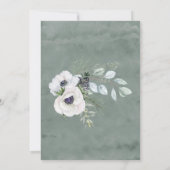 Invitation Déjeuner des femmes d'honneur peintes à la main (Dos)