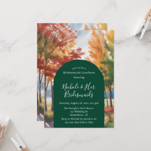 Invitation Déjeuner des servantes Feuilles