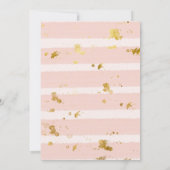 Invitation Déjeuner d'Eucalyptus Rose Arc En Bois (Dos)