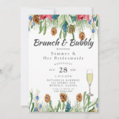 Invitation Déjeuner d'honneur de Noël Poinsettia (Devant)