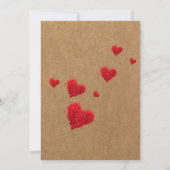 Invitation Déjeuner d'servante de la Saint-Valentin (Dos)