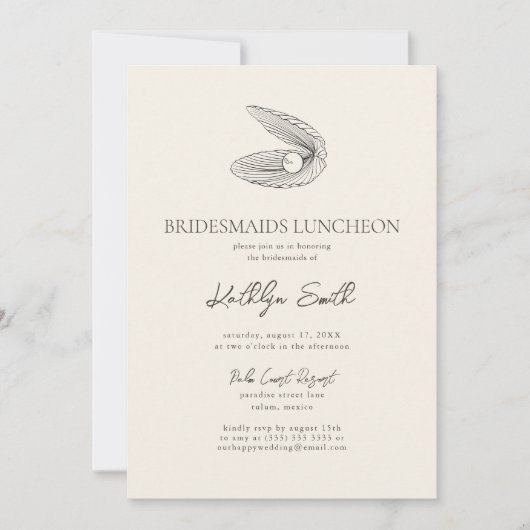 Invitation Déjeuner d'servantes de la classe Ocean de Shell B (Devant)