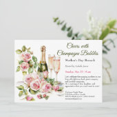 Invitation Déjeuner du dimanche de la Fête des Mères – Toast (Debout devant)