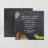Invitation Déjeuner du tableau de bord des enseignants (Devant / Derrière)
