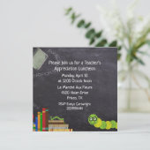 Invitation Déjeuner du tableau de bord des enseignants (Debout devant)