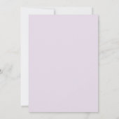 Invitation Déjeuner élégant de Pâques | Floral pastel du prin (Dos)