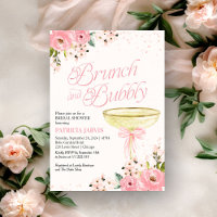 Déjeuner Floral Ruban Rose et Brunch aux Bulles po
