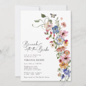 Invitation Déjeuner Mariage Élégant (Devant)