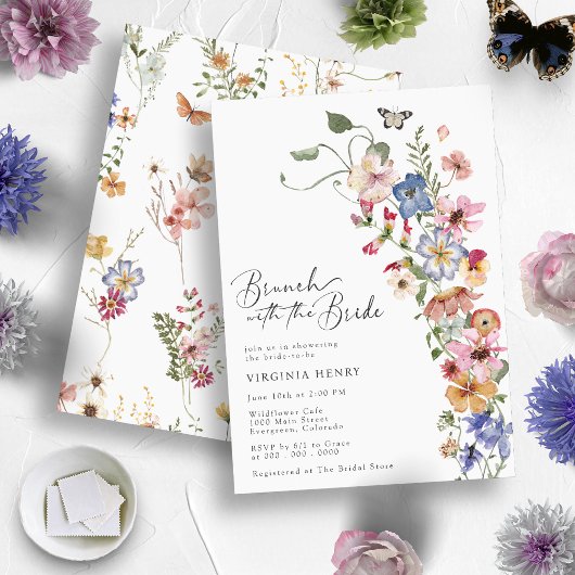 Invitation Déjeuner Mariage Élégant