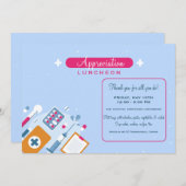 Invitation Déjeuner Médicale (Devant / Derrière)