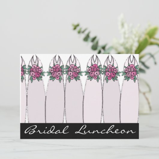 Invitation Déjeuner nuptial (Debout devant)